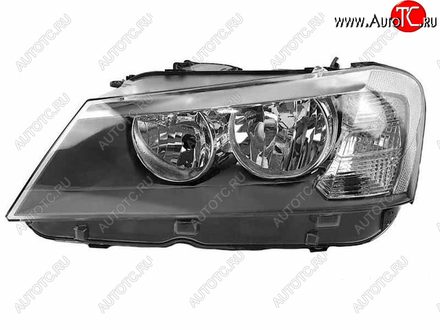 13 249 р. Левая фара (c электрокорректором) DEPO  BMW X3  F25 (2010-2014) дорестайлинг  с доставкой в г. Калуга