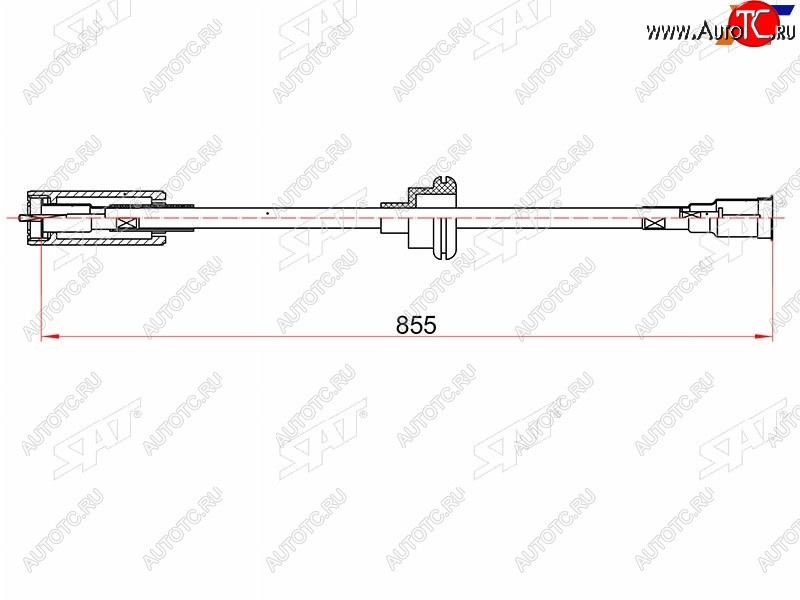 699 р. Трос ручного тормоза LH-RH SAT  Opel Astra  F - Vectra  A  с доставкой в г. Калуга