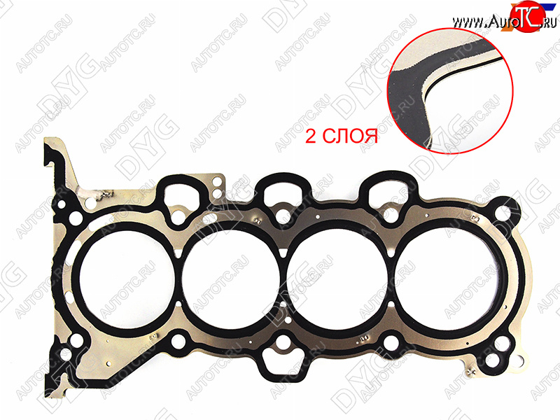 2 279 р. Прокладка ГБЦ 2,0 G4NA металл DYG KIA Soul PS дорестайлинг (2014-2016)  с доставкой в г. Калуга