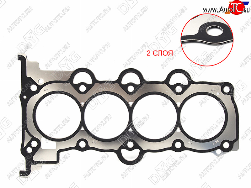 1 559 р. Прокладка ГБЦ металл DYG KIA Ceed 2 JD рестайлинг, хэтчбэк (2015-2018)  с доставкой в г. Калуга