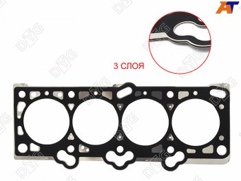 1 869 р. Прокладка ГБЦ G4GCG4GB 1,82,0(металл) DYG Hyundai Avante (2000-2006)  с доставкой в г. Калуга. Увеличить фотографию 1