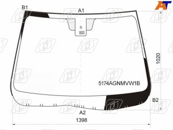 9 799 р. Стекло лобовое (Датчик дождя Молдинг) FUYAO Mazda 6 GH дорестайлинг лифтбэк (2007-2010)  с доставкой в г. Калуга. Увеличить фотографию 2