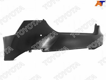21 399 р. Бампер задний (под сонары) TOYOTA  Toyota Camry  XV70 (2017-2024) (Неокрашенный)  с доставкой в г. Калуга. Увеличить фотографию 1