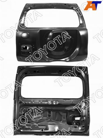 48 999 р. Дверь багажника (оригинал) TOYOTA  Toyota Land Cruiser Prado  J150 (2017-2024) (Неокрашенная)  с доставкой в г. Калуга. Увеличить фотографию 1