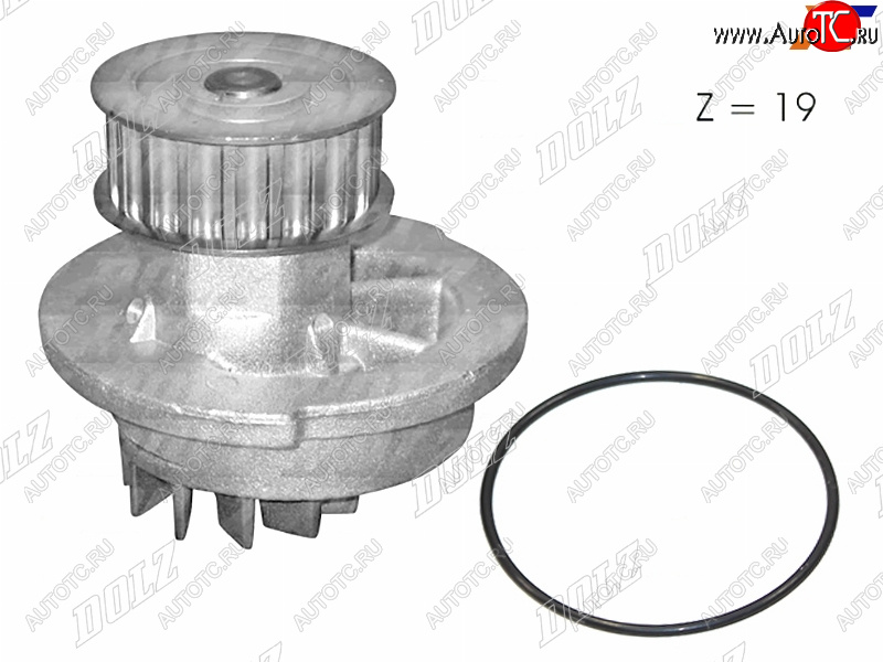 2 559 р. Насос водяного охлаждения с прокладкой DOLZ Chevrolet Aveo T300 седан (2011-2015)  с доставкой в г. Калуга