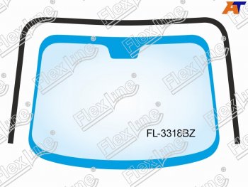 1 769 р. Молдинг лобового стекла (П-образный) FLEXLINE  KIA Sportage  3 SL (2010-2016)  с доставкой в г. Калуга. Увеличить фотографию 1