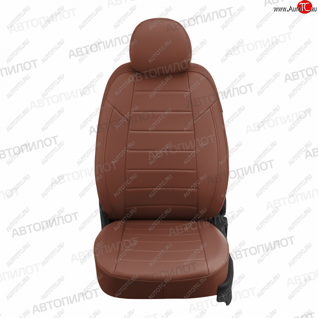 13 449 р. Чехлы сидений (экокожа, 40/60, подлок) Автопилот  Audi A6  C5 (1997-2004) (коричневый)  с доставкой в г. Калуга