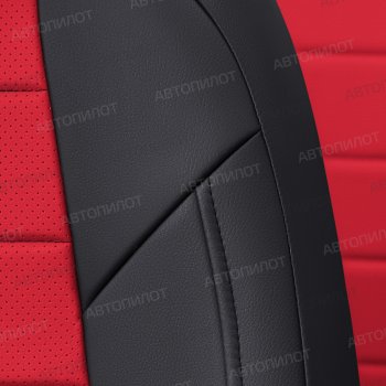 7 499 р. Чехлы сидений (экокожа, 40/60) Автопилот  Audi Q3  8U (2011-2018) (черный/красный)  с доставкой в г. Калуга. Увеличить фотографию 8