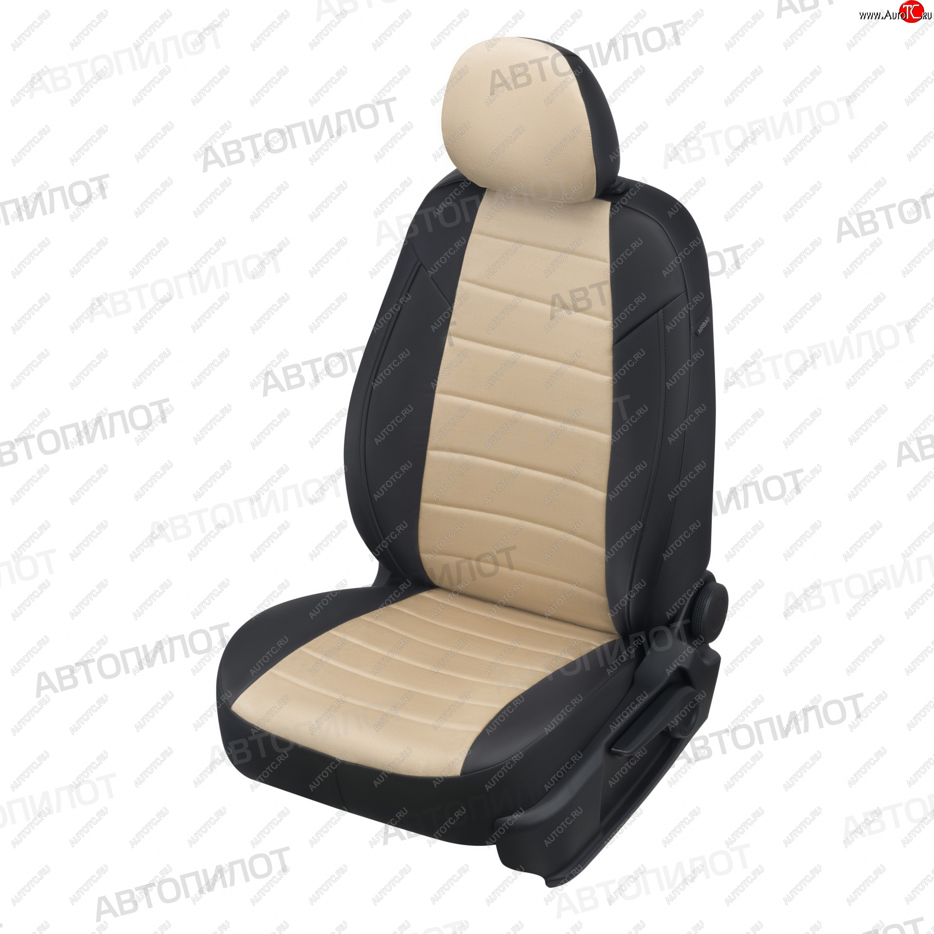 7 499 р. Чехлы сидений (экокожа/алькантара Автопилот  BMW X1  E84 (2009-2015) (черный/бежевый)  с доставкой в г. Калуга