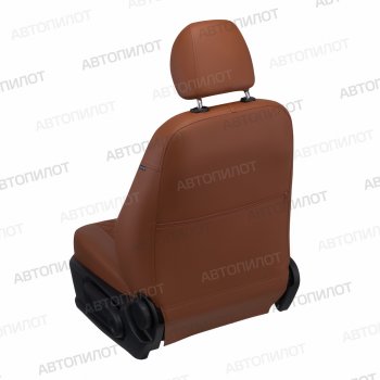 13 999 р. Чехлы сидений (экокожа/алькантара) Автопилот Ромб  Changan CS35 Plus (2018-2024) (коричневый)  с доставкой в г. Калуга. Увеличить фотографию 3