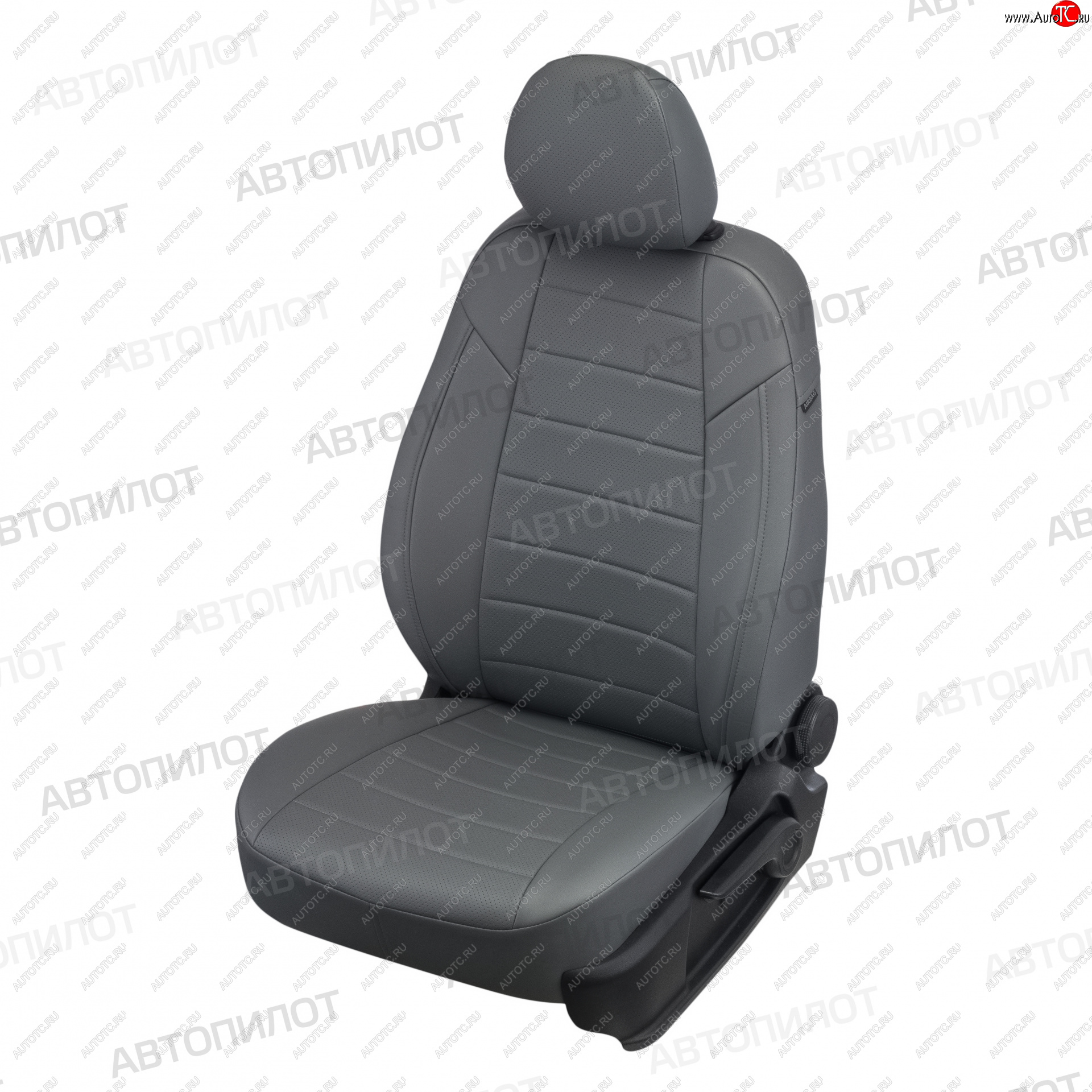 13 449 р. Чехлы сидений (экокожа) Автопилот  Chevrolet Aveo  T300 (2011-2015) (серый)  с доставкой в г. Калуга