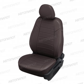 7 499 р. Чехлы сидений (экокожа) Автопилот  Chevrolet Malibu  9 (2016-2024) (шоколад)  с доставкой в г. Калуга. Увеличить фотографию 1