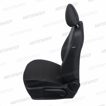 13 449 р. Чехлы сидений (экокожа) Автопилот  FAW Besturn X80 (2017-2024) (черный)  с доставкой в г. Калуга. Увеличить фотографию 3