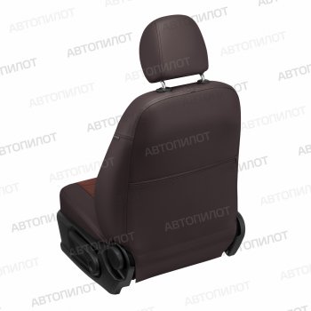 13 449 р. Чехлы сидений (экокожа/алькантара) Автопилот  Ford EcoSport (2017-2024) (шоколад)  с доставкой в г. Калуга. Увеличить фотографию 3