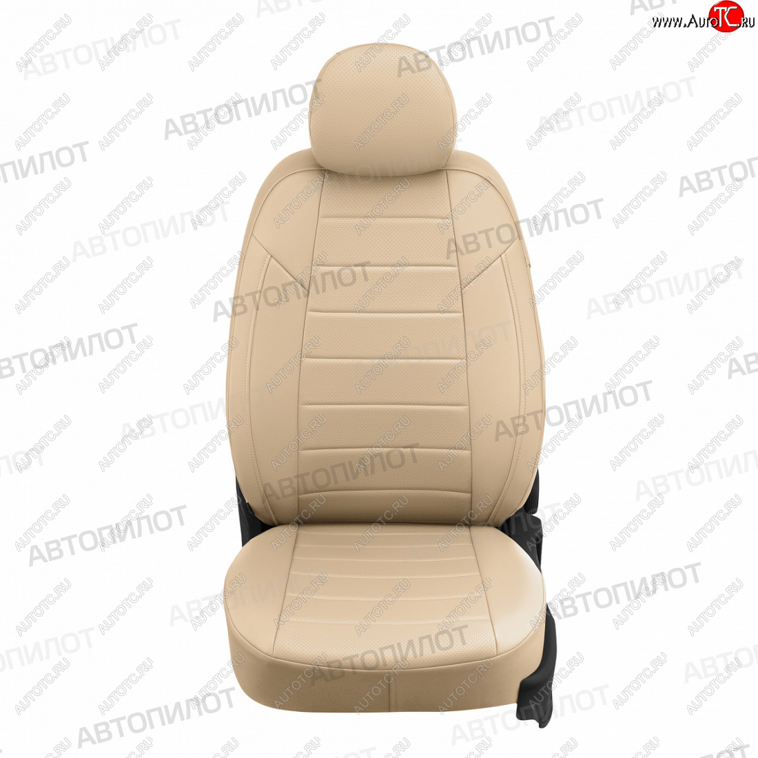 13 449 р. Чехлы сидений (экокожа) Автопилот  Honda Accord  10 седан CV (2019-2024) (бежевый)  с доставкой в г. Калуга