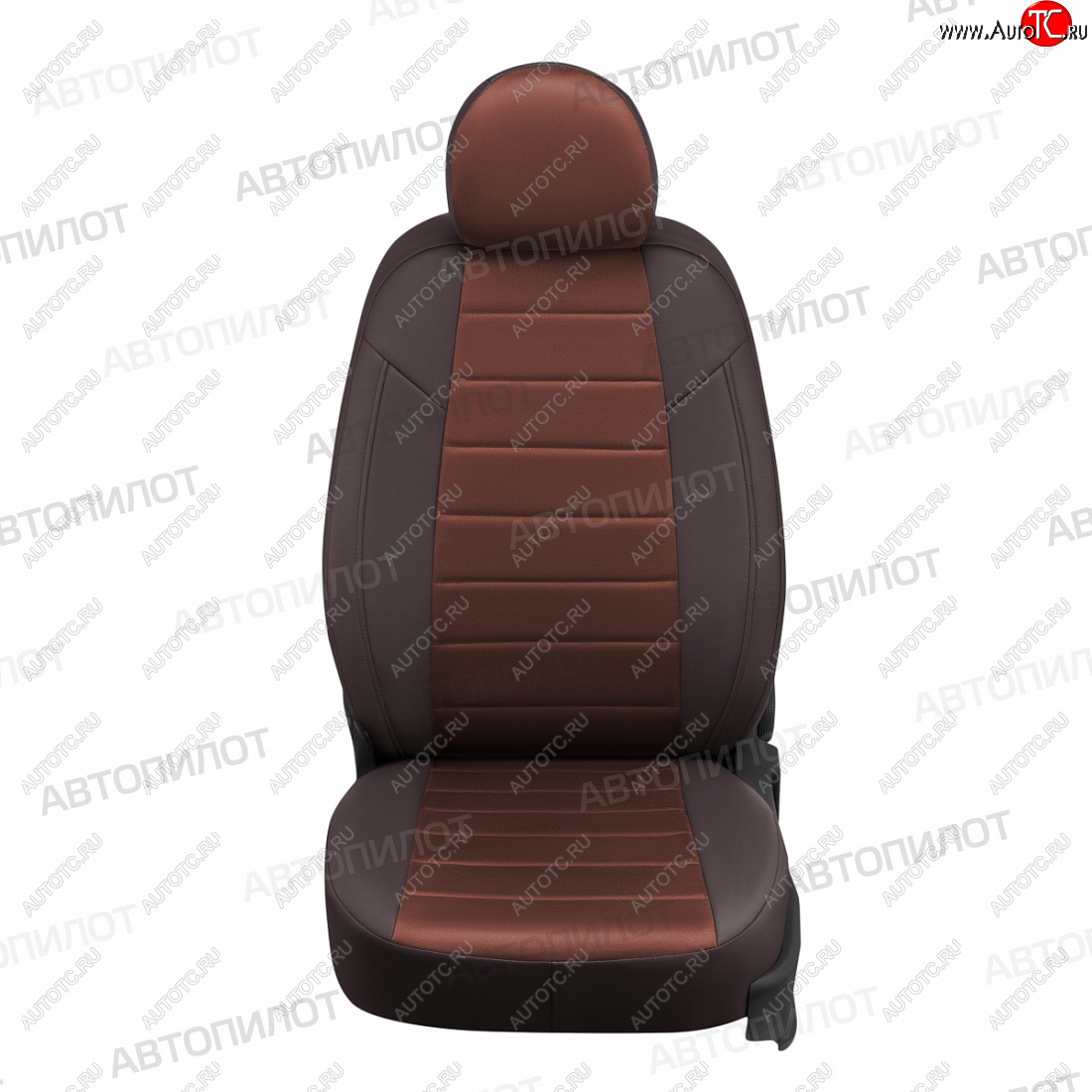 13 449 р. Чехлы сидений (экокожа/алькантара, 60/40) Автопилот  Hyundai Accent  седан ТагАЗ (2001-2012) (шоколад)  с доставкой в г. Калуга