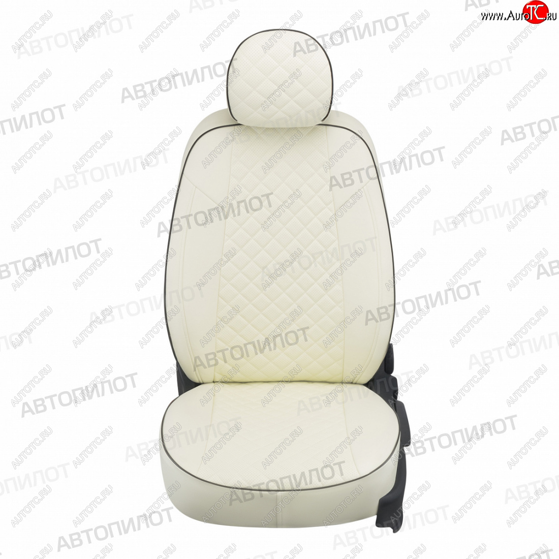 13 999 р. Чехлы сидений (экокожа) Автопилот Ромб  Hyundai Elantra ( XD,  XD2) (2000-2010) (белый)  с доставкой в г. Калуга