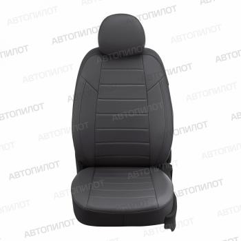 14 249 р. Чехлы на сиденья Экокожа (к. Comfort Luxe экокожа) Автопилот  Уаз Патриот ( 23632,  3163 5 дв.) (2016-2024) 2-ой рестайлинг пикап, 2-ой рестайлинг (темно-серый)  с доставкой в г. Калуга. Увеличить фотографию 3