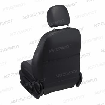 14 899 р.  Чехлы на сиденья Алькантара ромб (к. Comfort Luxe экокожа) Автопилот  Уаз Патриот  23632 (2016-2024) 2-ой рестайлинг пикап (черный/серый)  с доставкой в г. Калуга. Увеличить фотографию 5