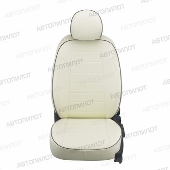 8 299 р. Чехлы сидений (экокожа) Автопилот Hino 300 (2010-2024) (белый)  с доставкой в г. Калуга. Увеличить фотографию 1