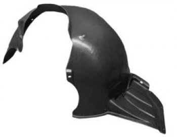 1 099 р. Левый подкрылок передний BodyParts Skoda Fabia Mk2 хэтчбэк дорестайлинг (2007-2010)  с доставкой в г. Калуга. Увеличить фотографию 1