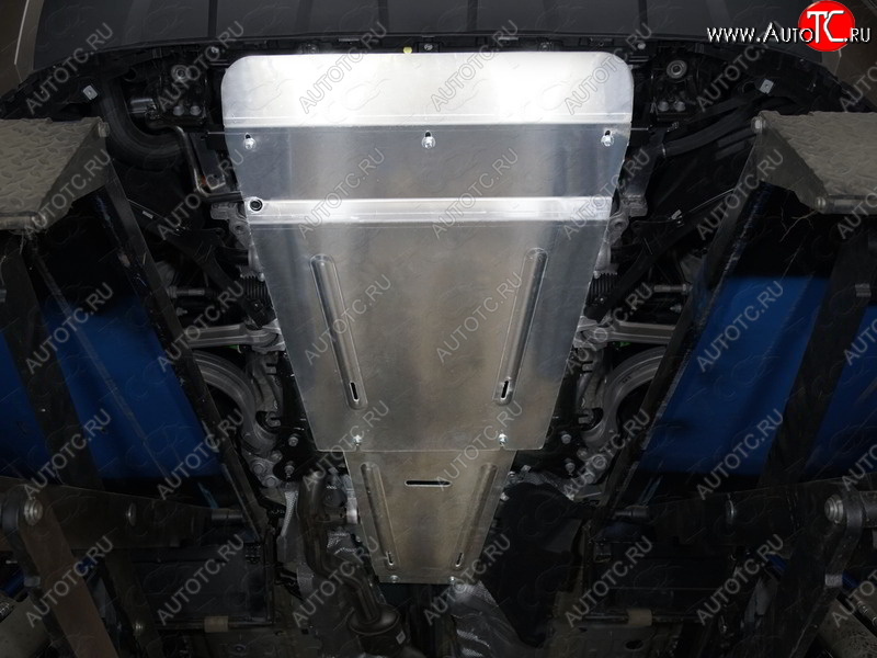 9 599 р. Защита картера двигателя (V-3.0TDI, алюминий) TCC  Volkswagen Touareg  CR (2018-2024)  с доставкой в г. Калуга