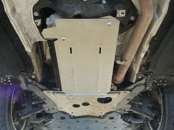 5 999 р. Защита КПП ТСС Тюнинг  BMW X5  F15 - X6  F16 (алюминий 4 мм)  с доставкой в г. Калуга. Увеличить фотографию 1