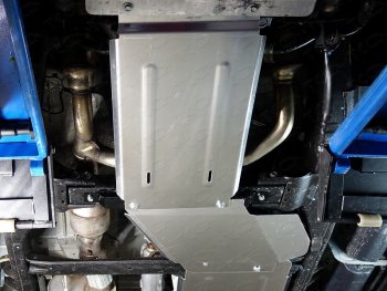 Защита раздаточной коробки ТСС Тюнинг Cadillac Escalade GMTK2 джип 5 дв. короткая база (2015-2020)  (алюминий 4 мм)