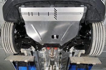 14 349 р. Защита картера и КПП (2WD 1.5T) ТСС Тюнинг Changan CS35 Plus рестайлинг (2021-2024) (алюминий 4 мм)  с доставкой в г. Калуга. Увеличить фотографию 1