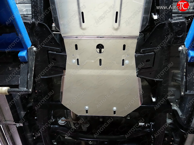 6 449 р. Защита раздаточной коробки ТСС Тюнинг Fiat Fullback (2016-2018) (алюминий 4 мм)  с доставкой в г. Калуга