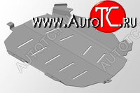 18 899 р. Защита картера и КПП ТСС Тюнинг  Ford Edge  2 (2015-2018) (алюминий 4 мм)  с доставкой в г. Калуга