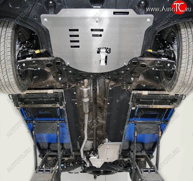 19 999 р. Комплект защиты картера и КПП, заднего редуктора, топливного бака (алюминий 4мм. 2.2) TCC  Hyundai Palisade  LX2 (2018-2022)  с доставкой в г. Калуга