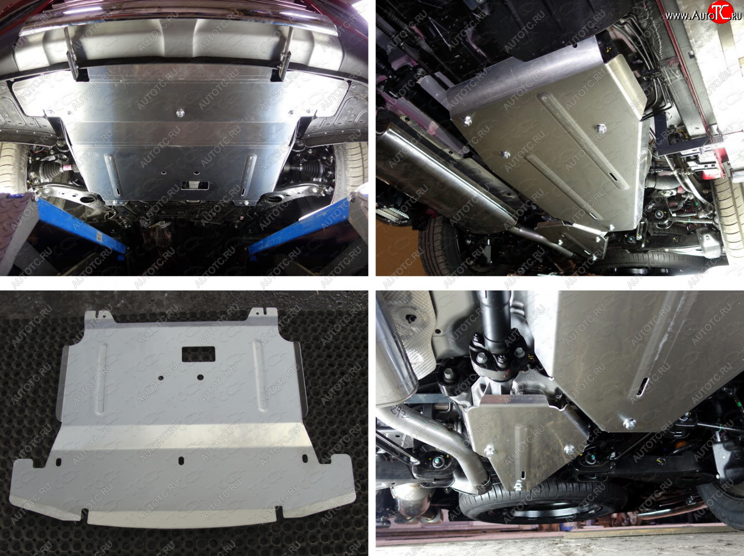 32 999 р. Защиты комплект (картер, кпп, дифференциал, бак) ТСС Тюнинг  Hyundai Grand Santa Fe  1 DM (2013-2018) (алюминий 4 мм)  с доставкой в г. Калуга