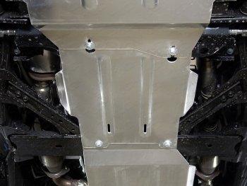 4 299 р. Защита КПП ТСС Тюнинг INFINITI QX56 Z62 (2010-2013) (алюминий 4 мм)  с доставкой в г. Калуга. Увеличить фотографию 1