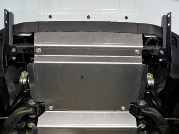 4 699 р. Защита радиаторов ТСС Тюнинг  Isuzu D-Max  RG DoubleCab (2019-2024) (алюминий 4 мм)  с доставкой в г. Калуга. Увеличить фотографию 1