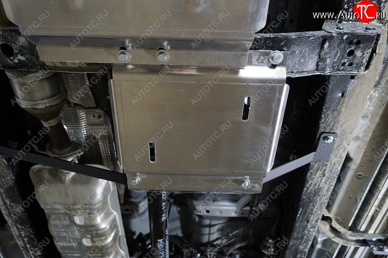 3 399 р. Защита раздаточной коробки 2-0T (бенз) ТСС Тюнинг JAC T6 пикап (2018-2024) (алюминий 4 мм)  с доставкой в г. Калуга