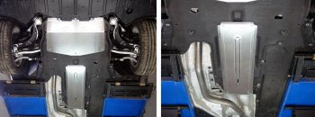 7 849 р. Защиты комплект (картер, кпп) (v 3-0 4WD) ТСС Тюнинг  Jaguar XF  X260 (2015-2020) (алюминий 4 мм)  с доставкой в г. Калуга. Увеличить фотографию 1