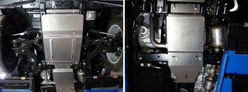 11 249 р. Защиты комплект (картер, кпп, раздатка) ТСС Тюнинг  Land Rover Discovery  4 L319 (2009-2016) (алюминий 4 мм)  с доставкой в г. Калуга. Увеличить фотографию 1