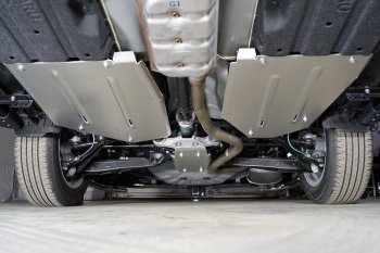5 649 р. Защита бака (правая, алюминий) ТСС  Subaru XV  GT/G24 (2017-2024)  с доставкой в г. Калуга. Увеличить фотографию 1