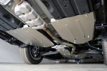 Защита бака (левая, алюминий) TCC Subaru XV GT/G24 дорестайлинг (2017-2021)