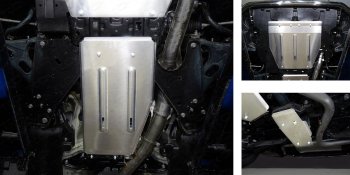 12 199 р. Защиты комплект (картер, кпп, задний дифференциал) ТСС Тюнинг Subaru XV GT/G24 дорестайлинг (2017-2021) (алюминий 4 мм)  с доставкой в г. Калуга. Увеличить фотографию 1