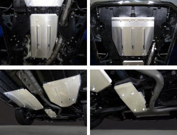 Защиты комплект (картер, кпп, задн - диффер, бак лев+ прав) ТСС Тюнинг Subaru (Субару) XV (ХВ)  GT/G24 (2017-2021) GT/G24 дорестайлинг