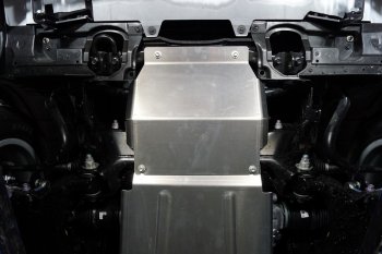3 099 р. Защита радиатора ТСС Тюнинг  Toyota Land Cruiser  J300 (2021-2024) (алюминий 4 мм)  с доставкой в г. Калуга. Увеличить фотографию 1