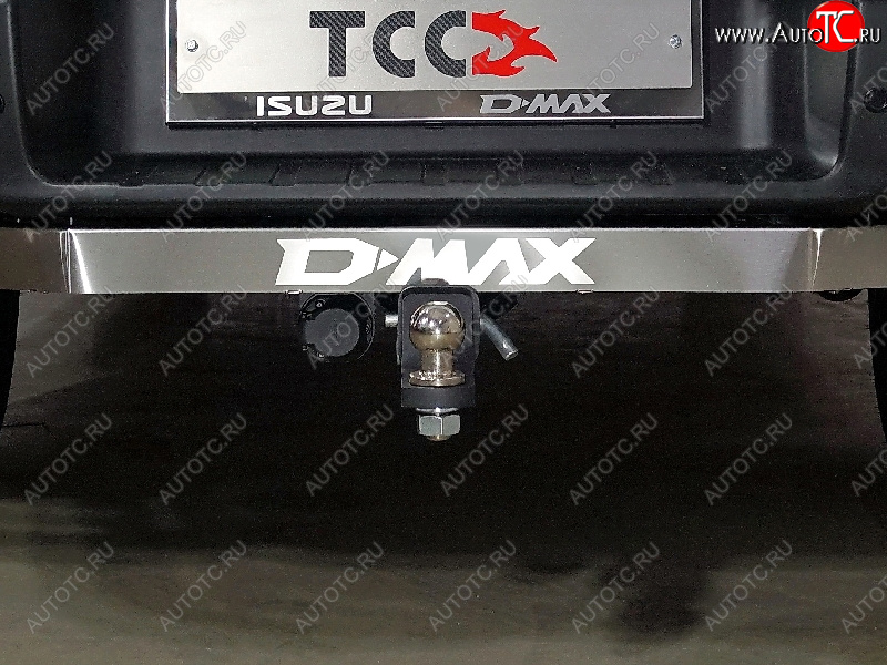 21 549 р. Фаркоп (тягово-сцепное устройство) TCC Тюнинг  Isuzu D-Max  RG DoubleCab (2019-2024) (оцинкованный, шар E, надпись D-MAX)  с доставкой в г. Калуга