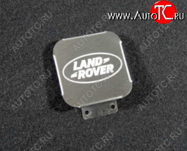 1 249 р. Заглушка на фаркоп с логотипом Land Rover (на фаркопы TCC, нержавеющая сталь) TCC Land Rover Discovery Sport L550 дорестайлинг (2014-2019)  с доставкой в г. Калуга