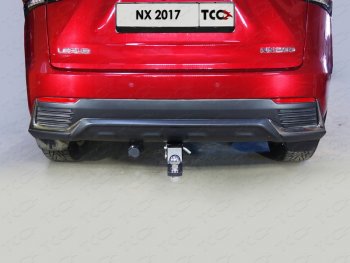 14 299 р. Фаркоп (тягово-сцепное устройство) (кроме F-Sport) ТСС Тюнинг  Lexus NX  200 (2017-2021) (оцинкованный, шар E)  с доставкой в г. Калуга. Увеличить фотографию 1