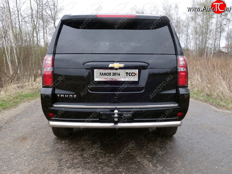 22 599 р. Защита задняя d76,1 мм ТСС Тюнинг  Chevrolet Tahoe  K2UC (2014-2021)  с доставкой в г. Калуга