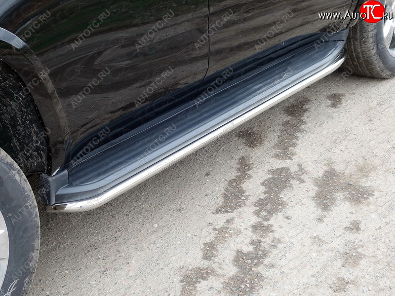25 999 р. Защита порогов алюминий 50,8 мм, ТСС Тюнинг Chevrolet Tahoe K2UC (2014-2021)  с доставкой в г. Калуга