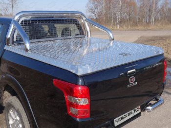 69 999 р. Защита кузова и заднего стекла (для крышки) d 76,1 мм ТСС Тюнинг  Fiat Fullback (2016-2018) (нержавейка)  с доставкой в г. Калуга. Увеличить фотографию 1