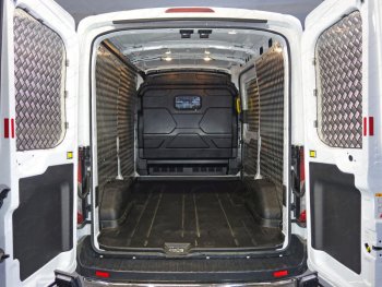 63 999 р. Защитный алюминиевый вкладыш в кузов автомобиля (комплект) ТСС Тюнинг Ford Transit 4  дорестайлинг (2014-2021) (алюминий)  с доставкой в г. Калуга. Увеличить фотографию 1